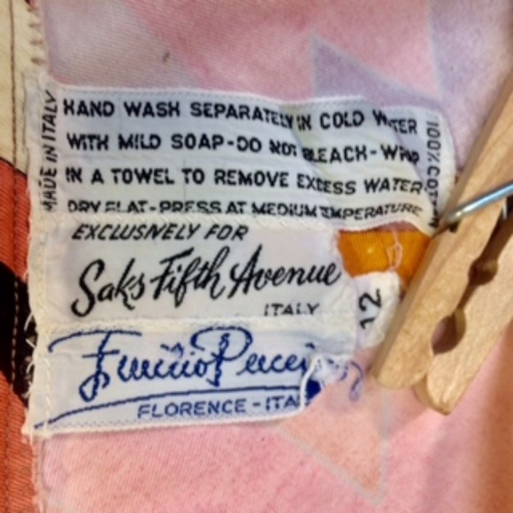 Vtg Emilio Pucci 60's Gladiator Mono-Kini - Picture 7 of 8